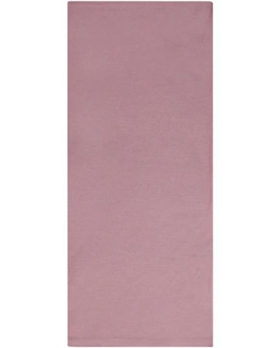 Jil Sander Sciarpa rosa in cashmere con logo patch - Viola