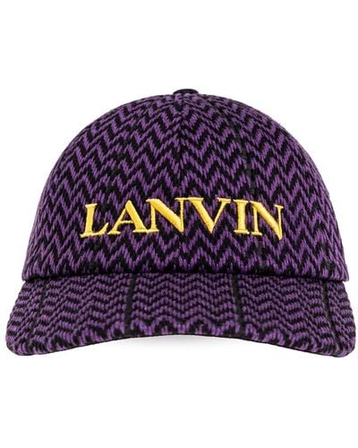 Lanvin Accessories > hats > caps - Violet