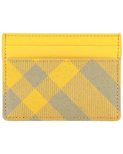 Burberry Wallets & Cardholders - Yellow