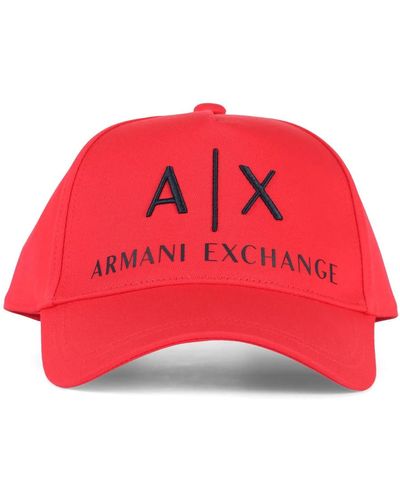 Armani Exchange Caps - Red