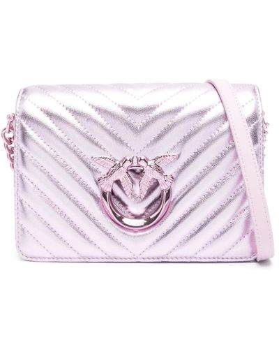 Pinko Cross Body Bags - Pink