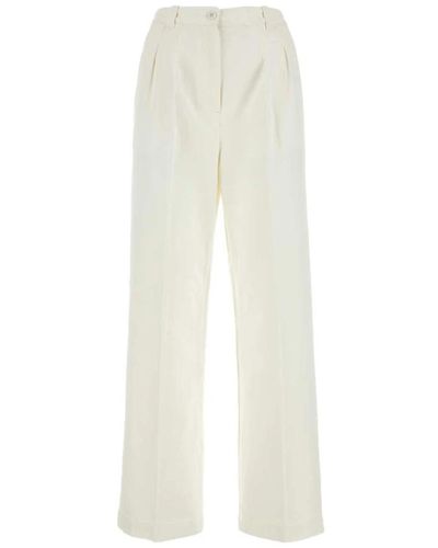 A.P.C. Trousers > wide trousers - Blanc