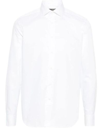 Corneliani Shirts > formal shirts - Blanc
