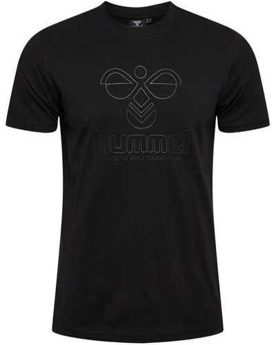 Hummel Schwarzes icons grafik t-shirt