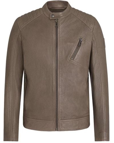 Belstaff Leather Jackets - Brown