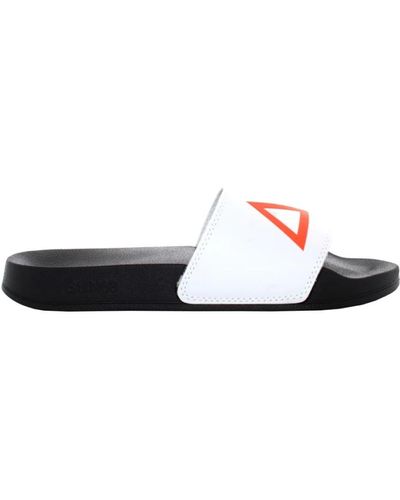 Sun 68 Shoes > flip flops & sliders > sliders - Blanc