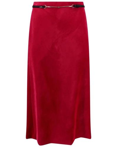 Gucci Midi Skirts - Red