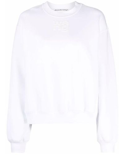 Alexander Wang Long-sleeved sweatshirt - Bianco