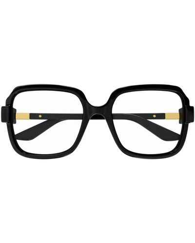 Gucci Gg1433O Linea Lettering Eyeglasses - Black