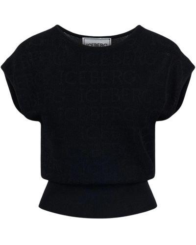 Iceberg Knitwear > round-neck knitwear - Noir
