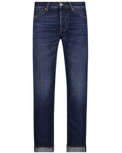 Tela Genova Selvedge slim fit denim jeans - Blau