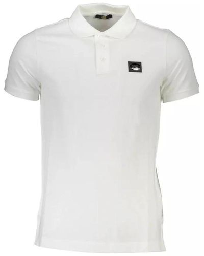 Class Roberto Cavalli Polo shirt mit logo-print - Weiß