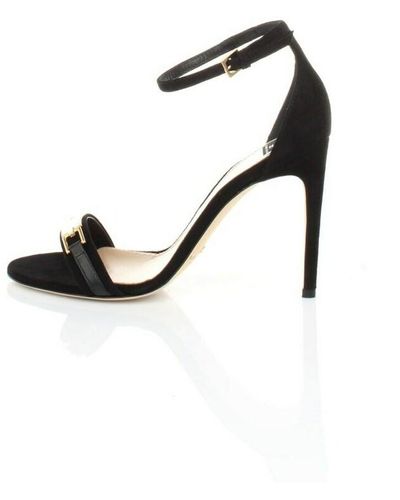 Elisabetta Franchi Open-toe sandals with strap - Noir
