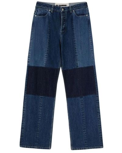 Jil Sander Straight Jeans - Blue