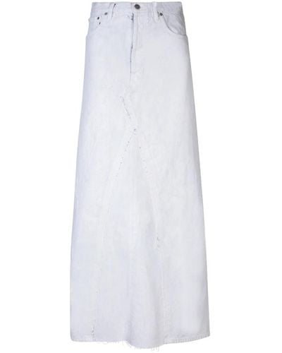 Maison Margiela Denim Skirts - White