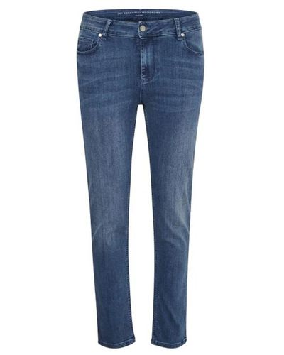 My Essential Wardrobe Jeans > straight jeans - Bleu