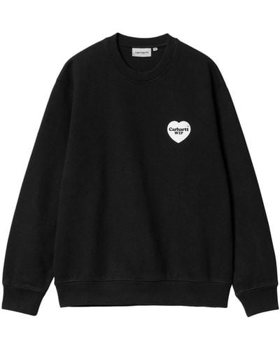 Carhartt Heart Bandana Cotton-blend Sweatshirt - Black