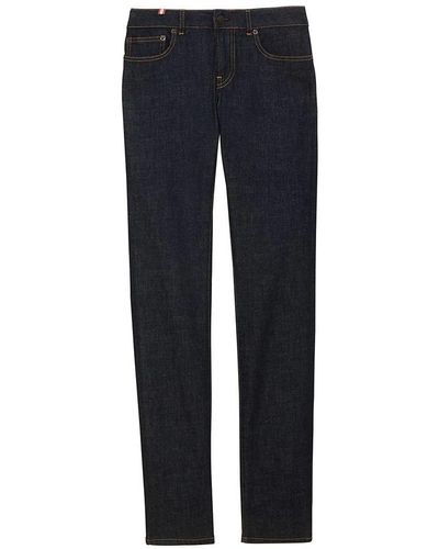 Ines De La Fressange Paris Anemone jeans aus marineblauer baumwolle x notify