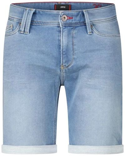 Cinque Tapred-fit jeans shorts - Blau