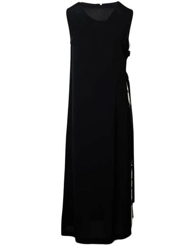 High Midi Dresses - Black