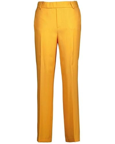 Mos Mosh Slim-Fit Trousers - Yellow