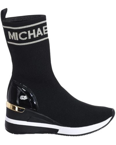 Michael Kors Sneaker skyler calcetín alto - Negro