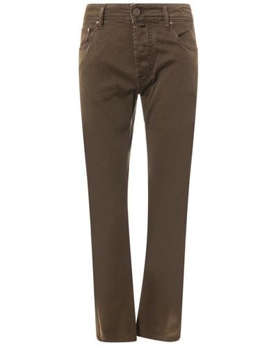 Jacob Cohen Straight Jeans - Brown