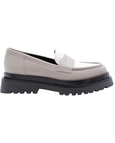 Laura Bellariva Hymme Loafers - Stilvolle und Praktische Flache Schuhe - Grau