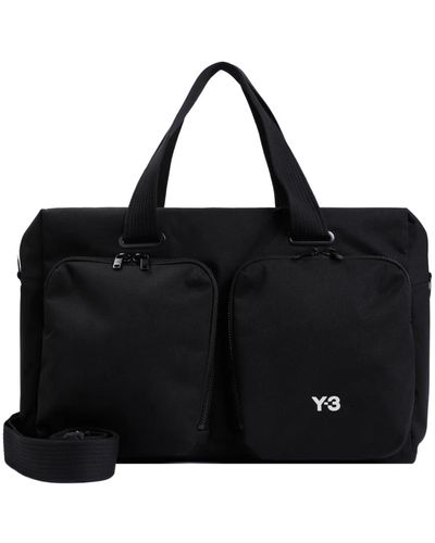 Y-3 Schwarze holdall handtasche