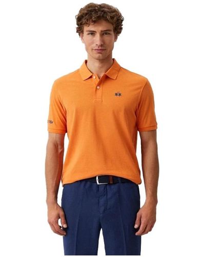 La Martina Polo Shirts - Orange