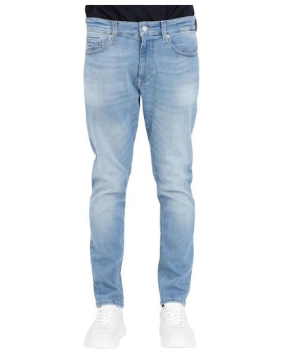 Tommy Hilfiger Slim fit vintage denim jeans - Blu