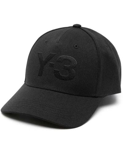 Y-3 Cappello nero in poliestere