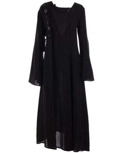 Yohji Yamamoto Midi Dresses - Black