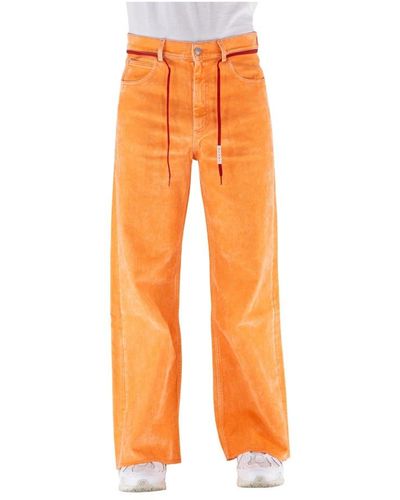 Marni Wide Trousers - Orange