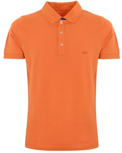 Fay Polo shirts - Orange