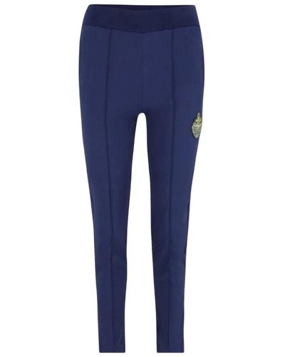 Fila Pantaloni con logo vita elastica stile chic - Blu