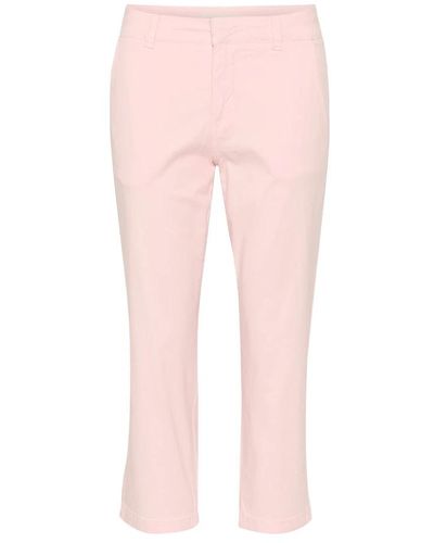Part Two Trousers > cropped trousers - Rose