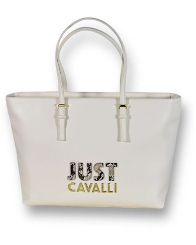 Just Cavalli Tote Bags - Metallic