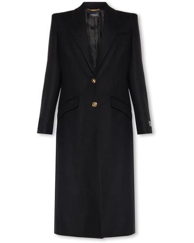 Versace Cappotto di lana - Nero