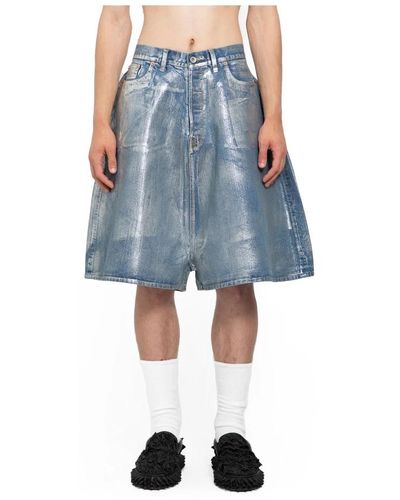 Doublet Shorts > denim shorts - Bleu