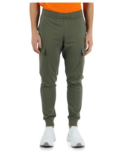 EA7 Slim-Fit Trousers - Green