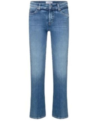 Cambio Cropped Jeans - Blue
