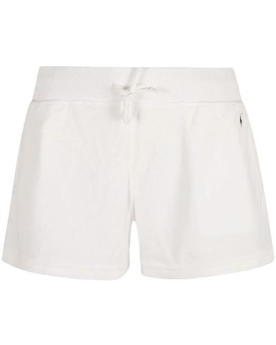 Ralph Lauren Weiße terry shorts
