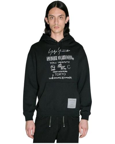 Yohji Yamamoto Sweatshirts hoodies - Schwarz
