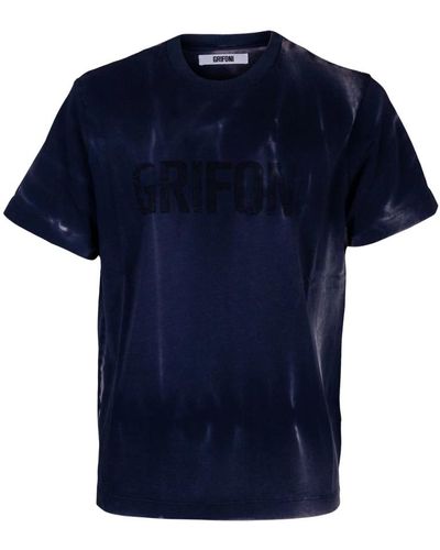Mauro Grifoni T-shirt da grifoni. - Blu