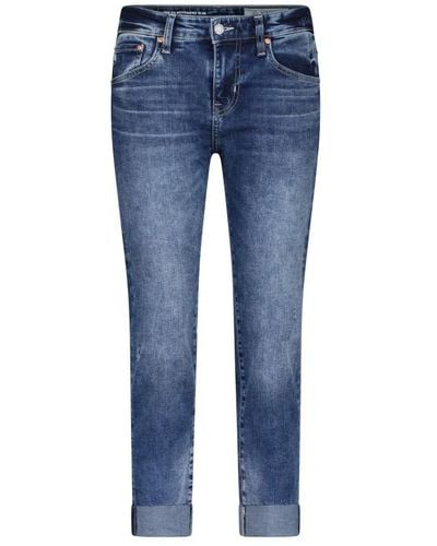 AG Jeans Trendige slim-fit cropped jeans - Blau