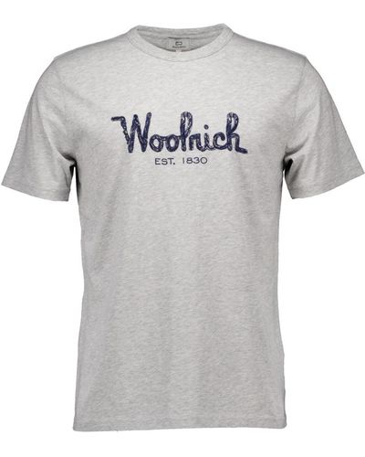 Woolrich T-Shirts - Grey