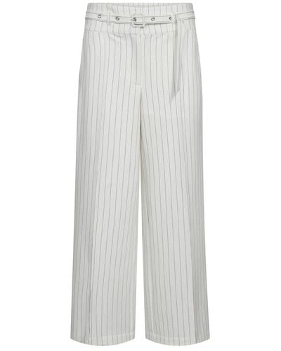 co'couture Trousers > wide trousers - Gris