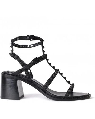 Ash High Heel Sandals - Black