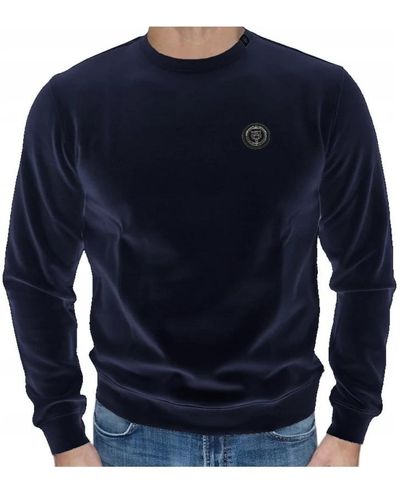 Philipp Plein Crewneck sweatshirt logo print - Blau